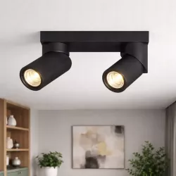 Oprawa Natynkowa Kinkiet Lampa Halogenowa Tuba LED 2x GU10 ruchoma spot-5908263386716