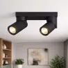 Oprawa Natynkowa Kinkiet Lampa Halogenowa Tuba LED 2x GU10 ruchoma spot-5908263386716