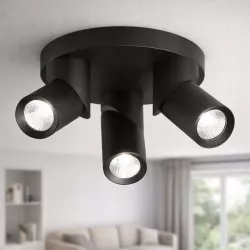 Oprawa Natynkowa Kinkiet Lampa Halogenowa Tuba LED 3x GU10 ruchoma spot-5903002032589