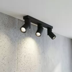 Oprawa Natynkowa Kinkiet Lampa Halogenowa Tuba LED 3x GU10 ruchoma spot-5908263386723