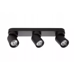 Timo lampa sufitowa spot 3xGU10 czarna matowa-5904703004189
