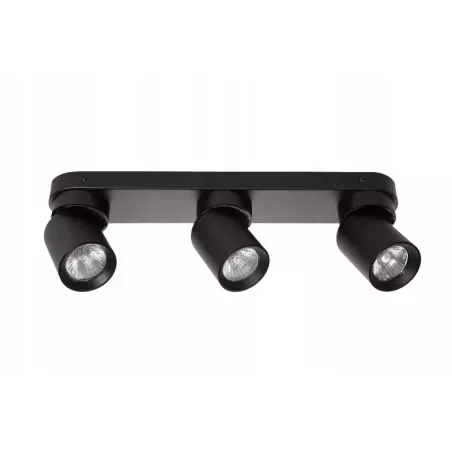 Timo lampa sufitowa spot 3xGU10 czarna matowa-5904703004189