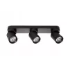 Timo lampa sufitowa spot 3xGU10 czarna matowa-5904703004189