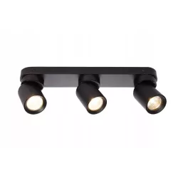 Timo lampa sufitowa spot 3xGU10 czarna matowa-5904703004189