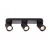 Timo lampa sufitowa spot 3xGU10 czarna matowa-5904703004189