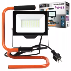 HALOGEN LED naświetlacz lampa 50W przenośny 4500K roboczy budowlany rączka-5903002036341
