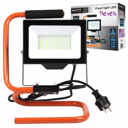 HALOGEN LED naświetlacz lampa 50W przenośny 4500K roboczy budowlany rączka-5903002036341