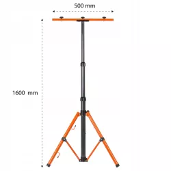 Lampa na stojaku Masterled szara LED regulowana wysokość-5904703012436