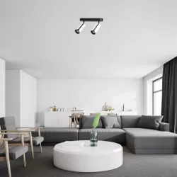 Oprawa Natynkowa Kinkiet Lampa Halogenowa Tuba LED 2x GU10 ruchoma spot-5904703010104