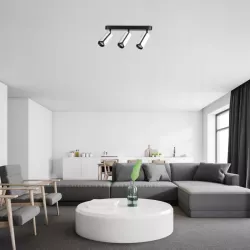 Oprawa Natynkowa Kinkiet Lampa Halogenowa Tuba LED 3x GU10 ruchoma spot-5904703010111