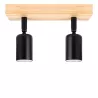 Lampa sufitowa kinkiet wisząca żyrandol LED 2x E27 oprawa LOFT DREWNO-5904703018544