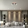 Lampa sufitowa kinkiet wisząca żyrandol LED 2x E27 oprawa LOFT DREWNO-5904703018544
