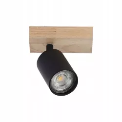 Kinkiet GU10 LED Dabi ruchomy x2 czarny + WD-5904703018636
