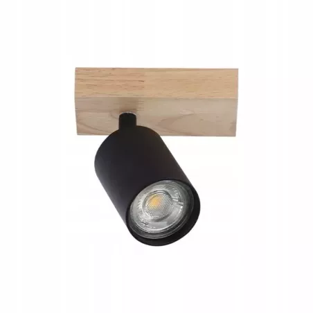 Kinkiet GU10 LED Dabi ruchomy x2 czarny + WD-5904703018636