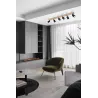 LAMPA sufitowa KINKIET ścienny regulowany spot 6x GU10 LOFT drewniany-5904703018667