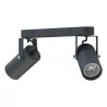 Kinkiet GU10 LED Simon ruchomy x2 czarny-5904703020202