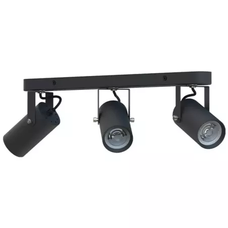 Kinkiet GU10 LED Simon ruchomy x3 czarny-5904703020219