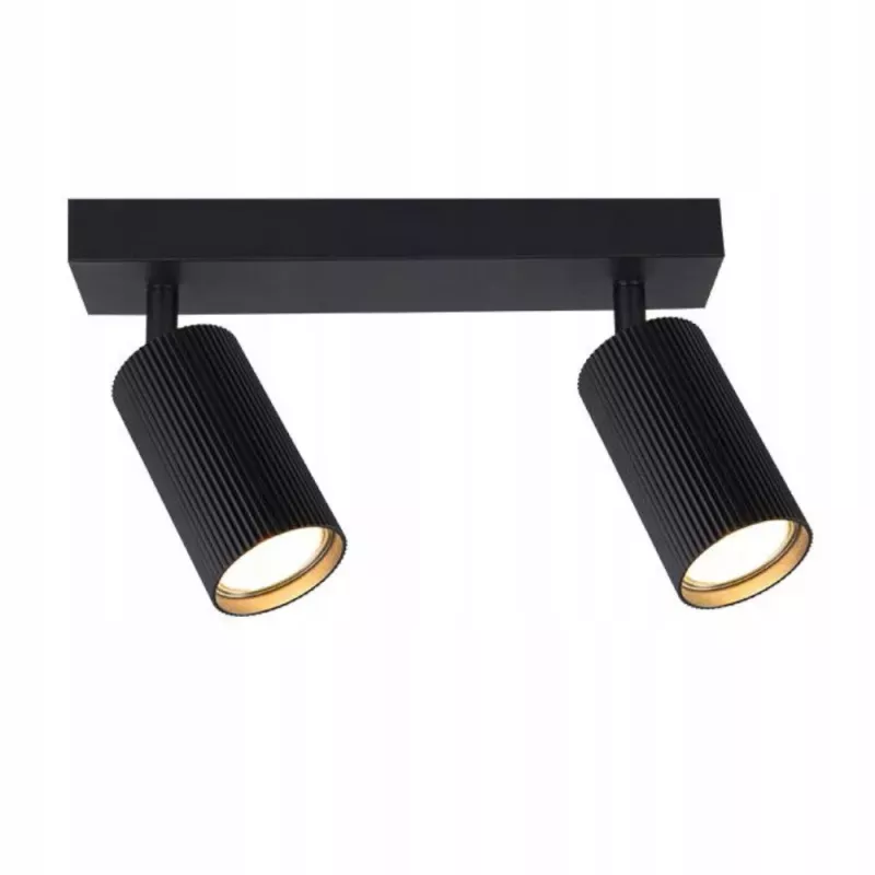 LAMPA ŚCIENNA LED LUCERNO 35W CZARNA STALOWA GU10-5904703021810