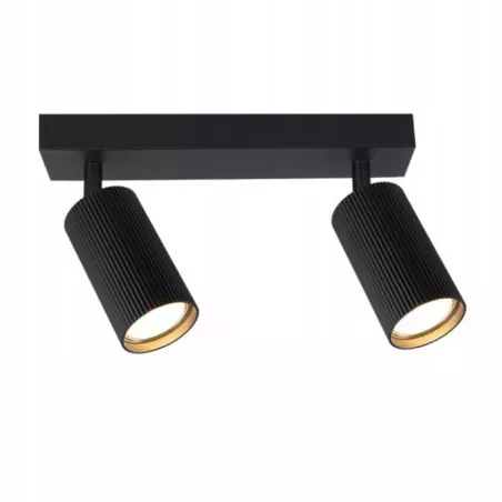 LAMPA ŚCIENNA LED LUCERNO 35W CZARNA STALOWA GU10-5904703021810