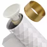 KINKIET ŚCIENNY LAMPA ŚCIENNA GU10 BIAŁY ZŁOTY LAMPA WEWNĘTRZNA DO CZYTANIA-5904703021919
