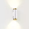 KINKIET ŚCIENNY LAMPA ŚCIENNA GU10 BIAŁY ZŁOTY LAMPA WEWNĘTRZNA DO CZYTANIA-5904703021919