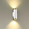 KINKIET ŚCIENNY LAMPA ŚCIENNA GU10 BIAŁY ZŁOTY LAMPA WEWNĘTRZNA DO CZYTANIA-5904703021919