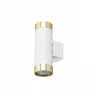 KINKIET ŚCIENNY LAMPA ŚCIENNA GU10 BIAŁY ZŁOTY LAMPA WEWNĘTRZNA DO CZYTANIA-5904703021919