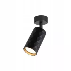 Glamour czarna lampa sufitowa spot GU10 z regulacją światła-5904703021933