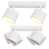 LAMPA sufitowa KINKIET LED ścienny Spot ruchomy 2x GX53 oprawa biała-5904703021711