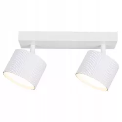 LAMPA sufitowa KINKIET LED ścienny Spot ruchomy 2x GX53 oprawa biała-5904703021711
