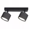 LAMPA sufitowa KINKIET LED ścienny Spot ruchomy 2x GX53 oprawa czarna-5904703021704
