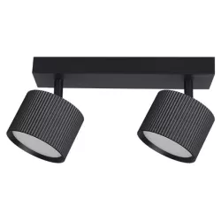 LAMPA sufitowa KINKIET LED ścienny Spot ruchomy 2x GX53 oprawa czarna-5904703021704