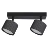 LAMPA sufitowa KINKIET LED ścienny Spot ruchomy 2x GX53 oprawa czarna-5904703021704