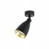 Kinkiet GU10 LED Helis ruchomy x1 czarny + złoty-5904703021902