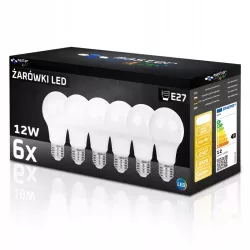 Żarówka LED E27 12W 4000K neutralna Premium nie mruga-5903002032961