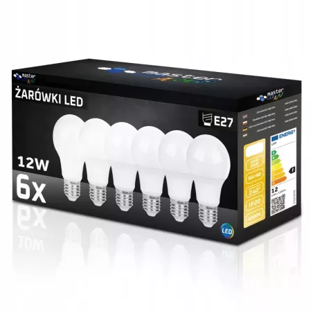 Żarówka LED E27 12W 4000K neutralna Premium nie mruga-5903002032961