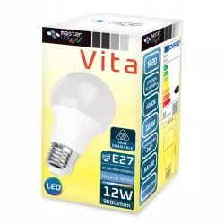 Żarówka LED E27 12W 4000K neutralna Premium nie mruga-5903002032961