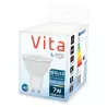 Żarówka LED GU10 7W biały zimny 6200K 230V MOCNA NIEMRUGAJĄCA PREMIUM-5908263380080