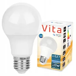 Żarówka LED E27 10W biały ciepły 2700K 800lm kula A60 230V-5908263380127