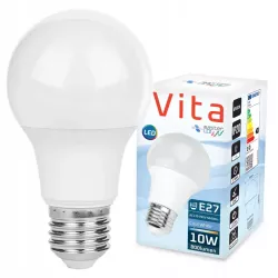 Żarówka LED E27 10W biały zimny 6500K 800lm kula A60 230V-5908263380134