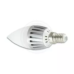 Żarówka LED E14 Ciepła 6W 10SMD 2835 230V silver.-