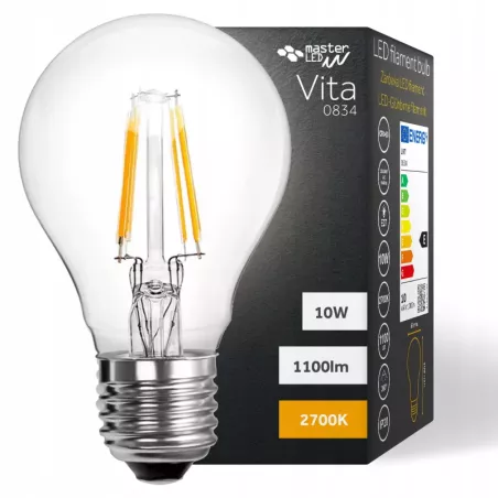 Żarówka LED E27 FILAMENT 10W ciepła 2700K EDISON RETRO OZDOBNA ŻARNIK-5908263388529