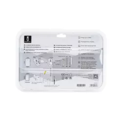 Bezprzewodowy cyfrowy dzwonek do drzwi na prąd stały 1nadajnik, 2 - 8433325208578