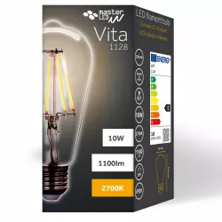 Żarówka LED E27 FILAMENT 10W ciepła 2700K EDISON RETRO OZDOBNA ŻARNIK-5908263388550