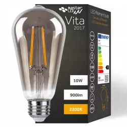 Żarówka LED E27 FILAMENT 10W ciepła 2200K EDISON RETRO OZDOBNA ŻARNIK-5908263388581