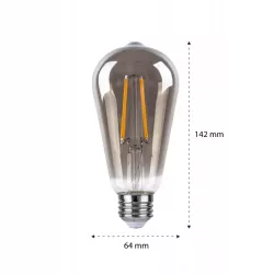 Żarówka LED E27 FILAMENT 10W ciepła 2200K EDISON RETRO OZDOBNA ŻARNIK-5908263388581