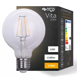 Żarówka LED E27 G80 FILAMENT 10W ciepła 2700K EDISON RETRO OZDOBNA ŻARNIK-5908263388598