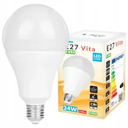 Żarówka LED E27 24W BIAŁY ciepły 2700K 230V A95 MOCNA PREMIUM-5908263387911