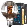 Żarówka LED E27 FILAMENT ściemnialna 4W 2200K EDISON RETRO OZDOBNA dymiona-5904703004769
