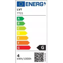 Żarówka LED amber E27 Filament dimmable A60 250 lm 4W 2200K LVT, ZAR-L-7721-5904703004721